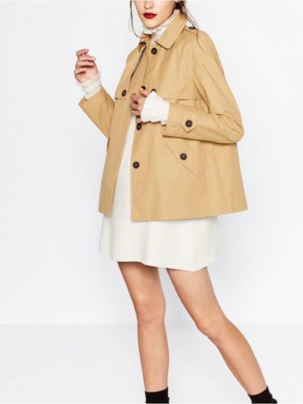 Women's Short Trench Coat